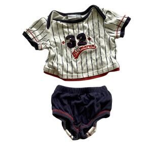 Vitamins Baseball Top And Bottom Set
